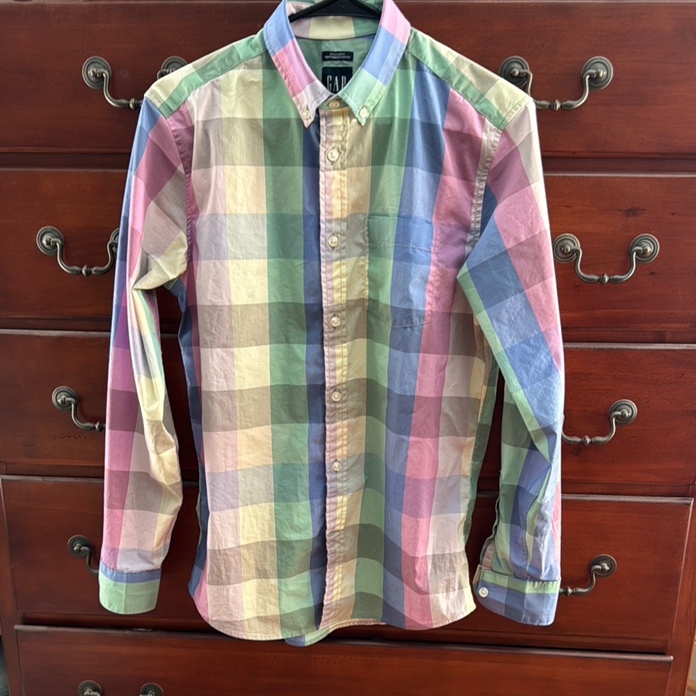 GAP Multicolor Checkered Men's Shirt